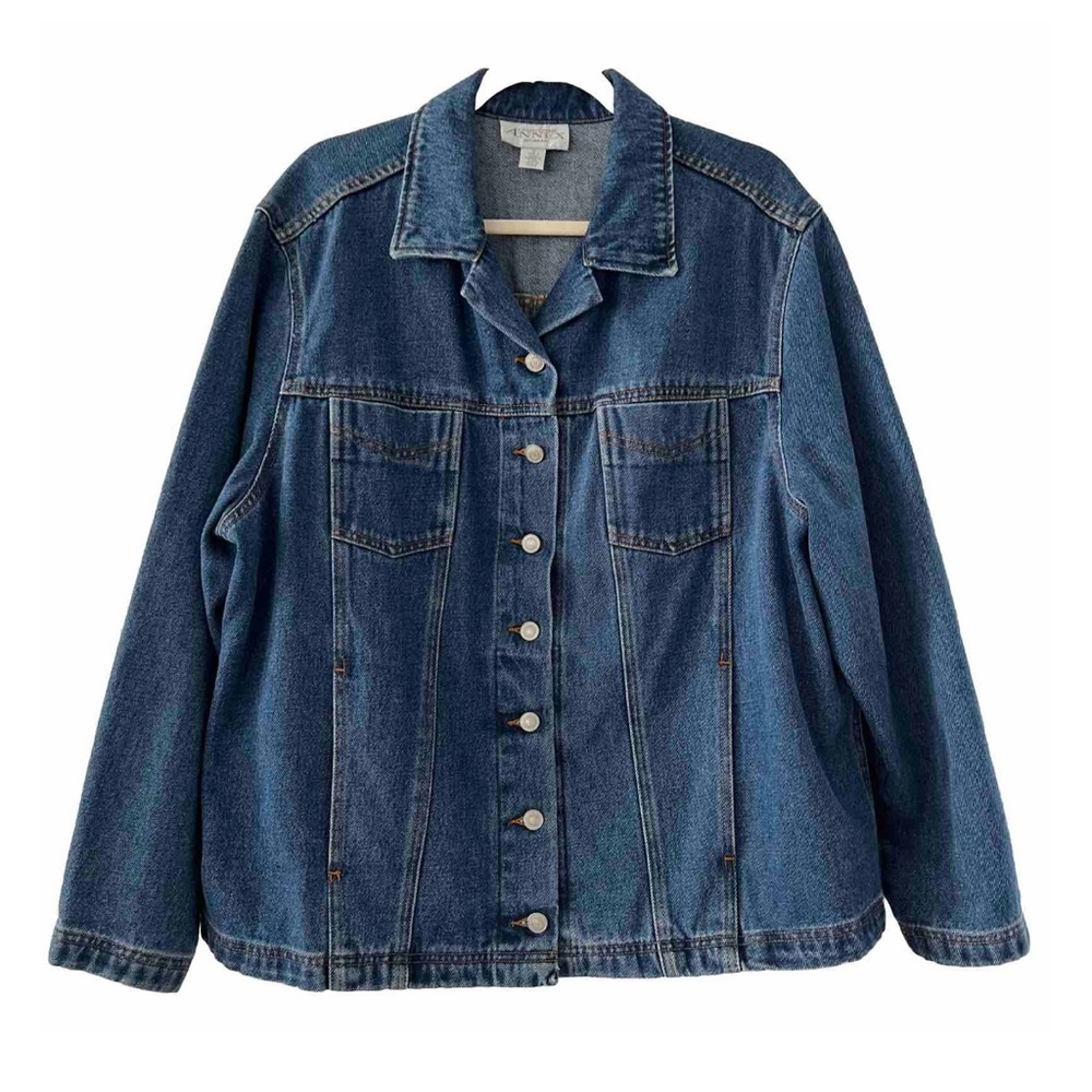 Jean Jacket 1X with vintage Texas Rodeo Pins